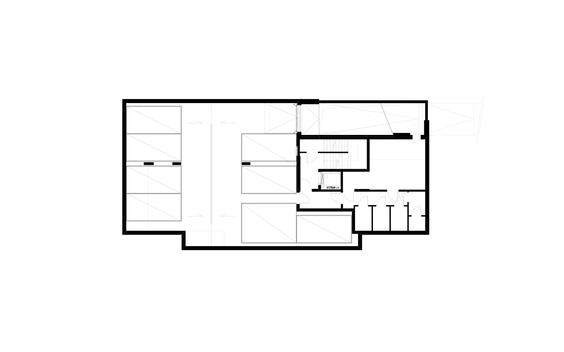 Czwarty obraz schematyczny projektu apartamentowca